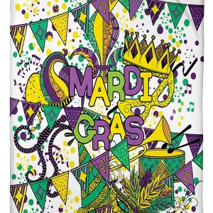 Happy Mardi Gras Blanket