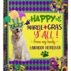 Happy Mardi Gras Labrador Retriever Blanket