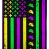 Happy Mardi Gras Nurse Hat Blanket