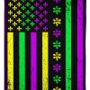 Happy Mardi Gras Nurse Symbol Blanket