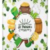 Happy St Patrick Circle With Event Blanket