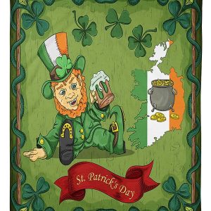 Happy St Patricks Day Irish Blanket