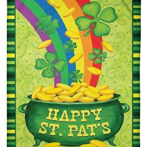 Happy St Pat’s Coins And Rainbow Blanket