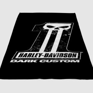 Harley Davidson Dark Custom blanket