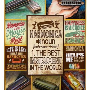 Harmonica The Best Instrument Blanket