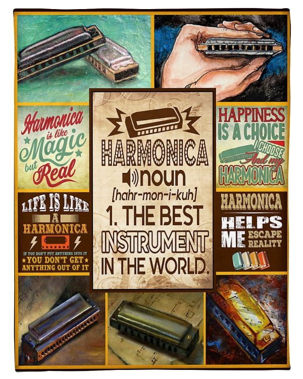 Harmonica The Best Instrument Blanket