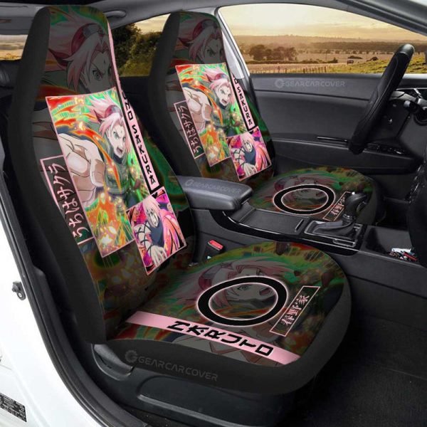 Haruno Sakura Car Seat Covers Custom Anime Car Accessories