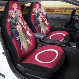 Haruno Sakura Car Seat Covers Custom Anime Car Accessories For Fans