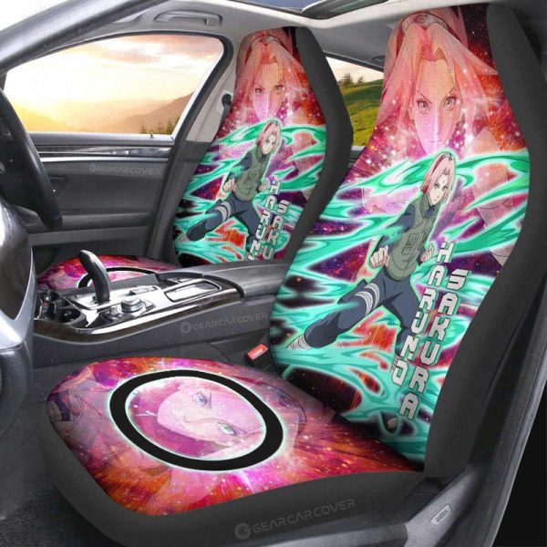 Haruno Sakura Car Seat Covers Custom Characters Car Accessories