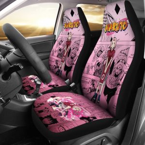 Haruno Sakura Car Seat Covers Custom Manga Anime Car Accessories