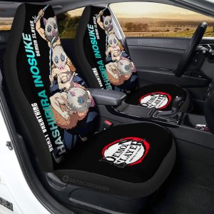 Hashibira Inosuke Car Seat Covers Custom Demon Slayer Anime