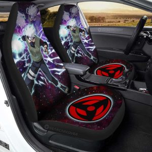 Hatake Kakashi Car Seat Covers Custom Anime Galaxy Style Car Accessories For Fans