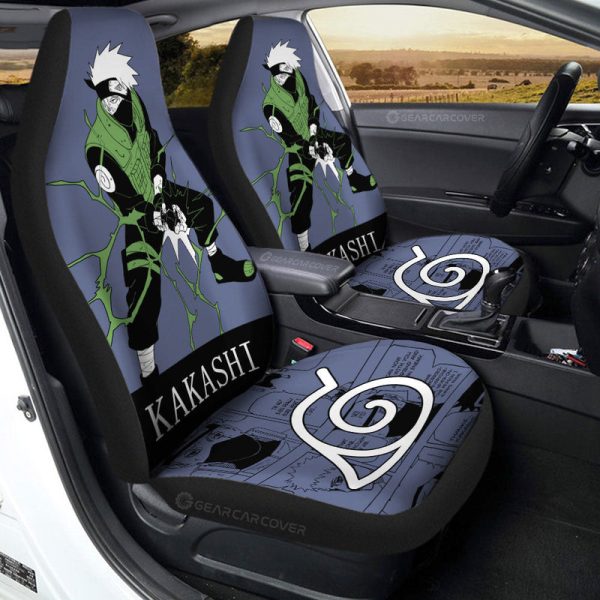 Hatake Kakashi Car Seat Covers Custom Car Accessories Manga Color Style