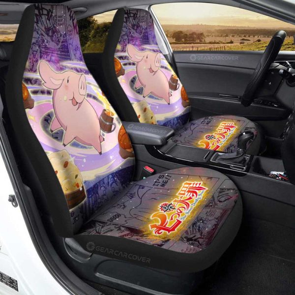 Hawk Car Seat Covers Custom Galaxy Manga Style