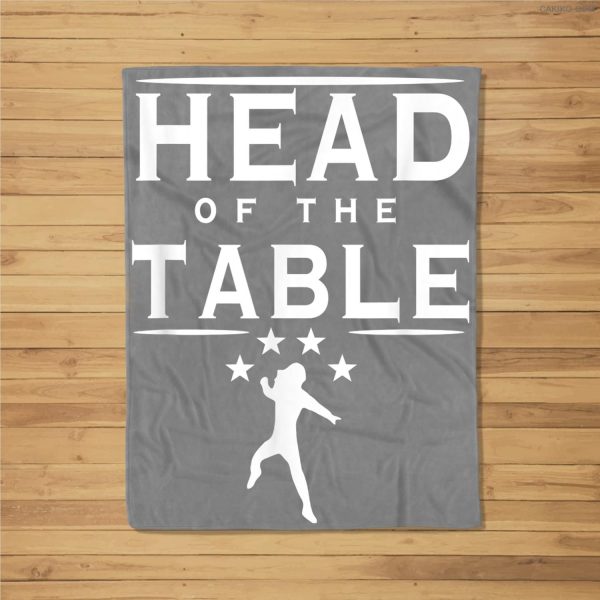 Head Of The Table Fleece Blanket