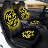 Heart Pirates Flag Car Seat Covers Custom One Piece Anime Car Accessories