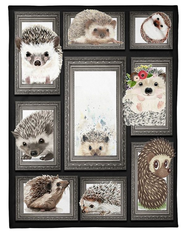 Hedgehog Cute Hedgehogs Blanket