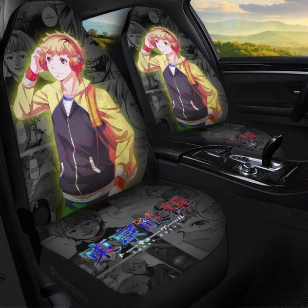 Hideyoshi Nagachika Car Seat Covers Custom Anime Tokyo Ghoul Car Interior Accessories