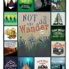 Hiking- Not All Who Wander Are Lost Blanket