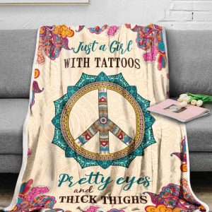 Hippie Blanket Just A Girl With Tattoos