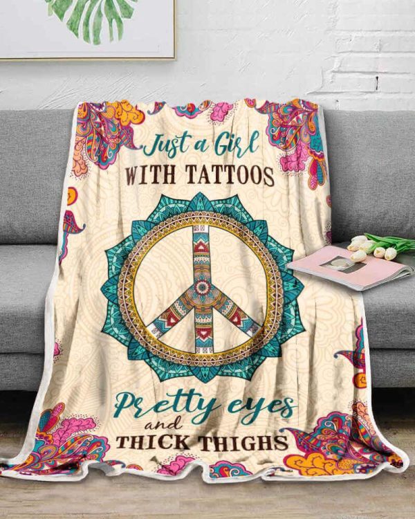 Hippie Blanket Just A Girl With Tattoos