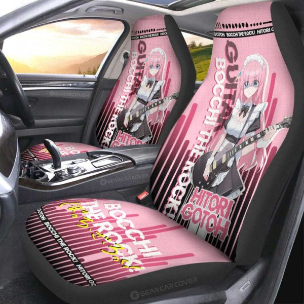 Hitori Gotoh Car Seat Covers Custom Bocchi the Rock! Anime Car Accessories