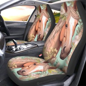 Horse Floral Car Seat Covers Custom Car Accessories