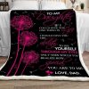 How Special You Are To Me Gift For Daughter From Dad Blanket