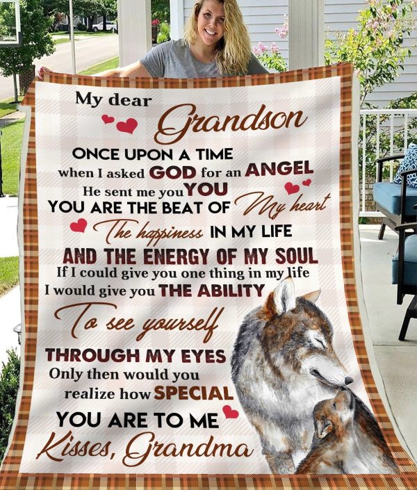 How Special You Are To Me  Gift For Grandson Blanket