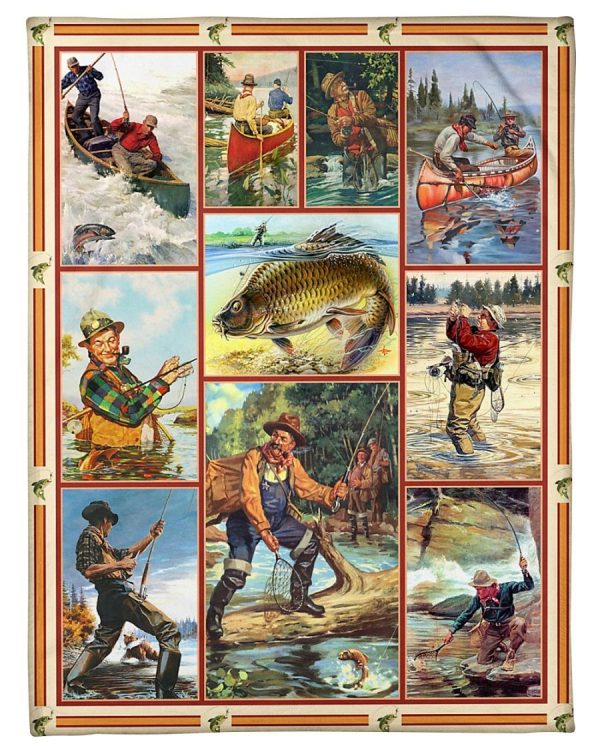 Hunting And Man Blanket