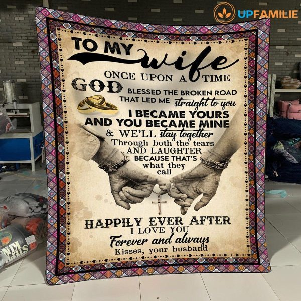 Husband To Wife – Cross – Once Upon A Time God Blessedthe Broken Way – Blanket