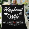 Husband Wife   – Husband And Wife Together For Life Personalized Blanket