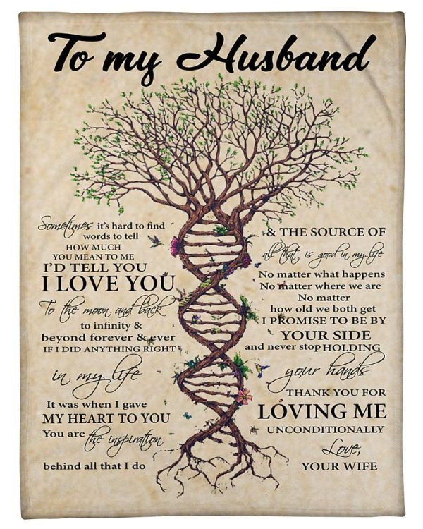 Husband  – To My Husband Sometimes It’S Hard To Find Words To Tell How Much You Mean To Me I’D Tell You I Love You To The Moon And Back Thank You For Loving Me Unconditionally Blanket