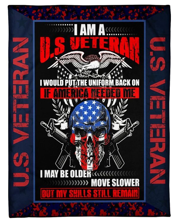 I Am An US Veteran Blanket