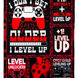 I Level Up Video Game Blanket