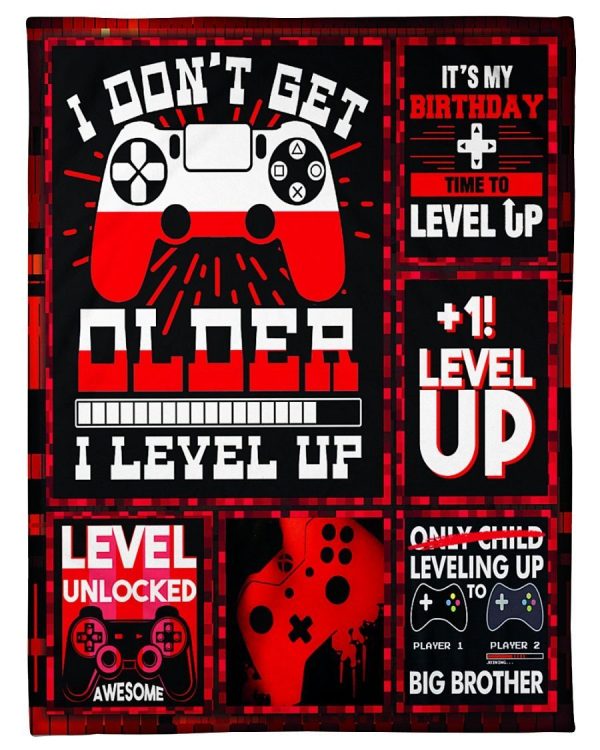 I Level Up Video Game Blanket