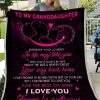 I Love You Forever And Always Giving Granddaughter Blanket