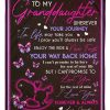 I Love You Forever And Always Lovely Message Gifts For Granddaughters Blanket