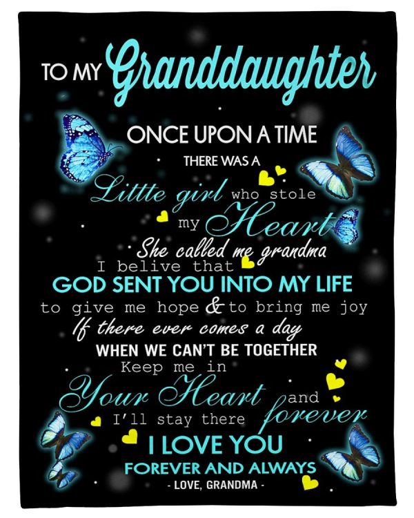 I Love You Granddaughter Blanket