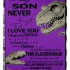 I Love You Love Gifts To My Son For Family Blanket