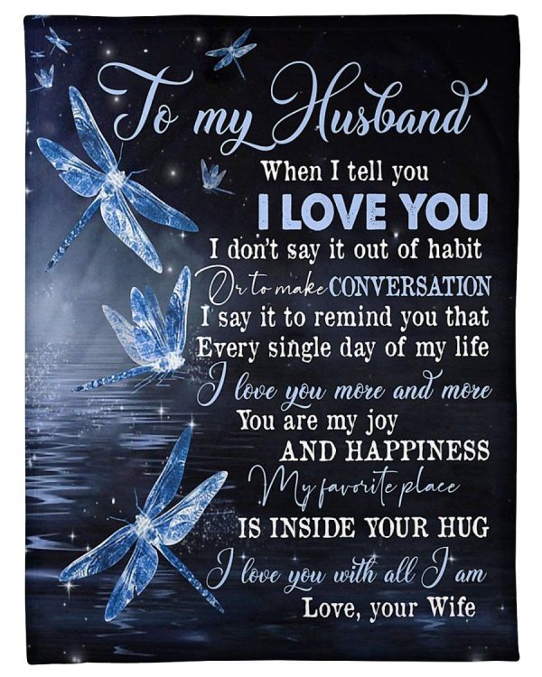 I Love You More And More Lovely Message Gifts For Husband Blanket