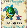 I Love You To The Beach And Back Blanket