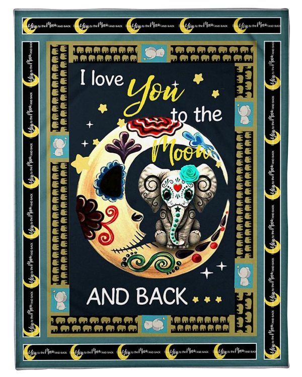 I Love You To The Moon And Back Blanket