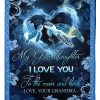 I Love You To The Moon And Back Lovely Message Gifts For Granddaughters Blanket