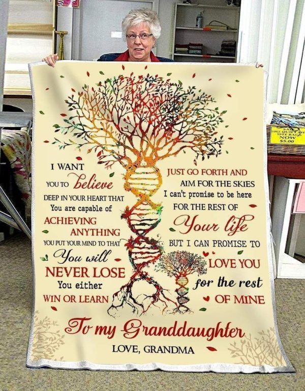 I Want You To Believe Grandma Gift For Granddaughter Blanket