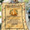 I Will Always Be There And Have Your Back Gift For Granddaughter Blanket