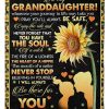 I Will Always Be There For You Lovely Message From Grandma Gifts For Granddaughters Blanket