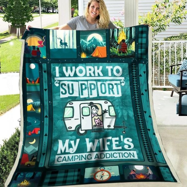 I Work To Support My Wife’s Camping Addiction  Giving Camping Lovers Blanket