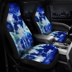 Ice Tie Dye Car Seat Covers Custom Hippie Car Accessories