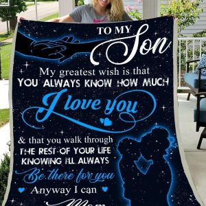 I’ll Always Be There For You Gift For Son Blanket